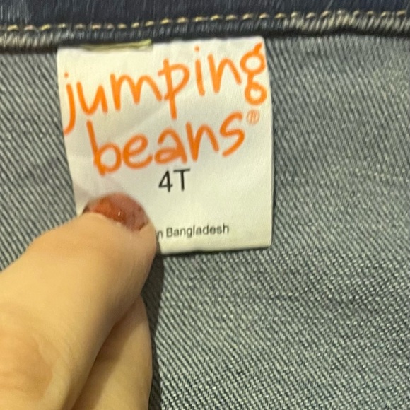 Jumping Beans Size 4t Blue Denim Jean Jacket - Picture 2 of 3